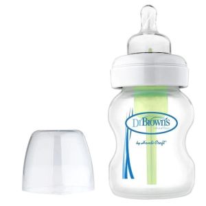 Dr. Brown's Options+ Wide-Neck Baby Bottle, 5 Ounce"