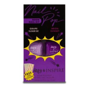 Defy & Inspire  Defy & Inspire Nail Pop Neon Duo Nail Art Kit - Purple - 2ct