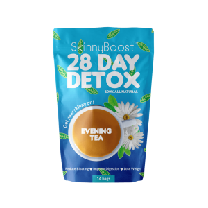 Skinny Boost Evening Detox Tea-14 Tea Bags Total, Supports Detox and Cleanse, Reduce Bloating, 100% All Natural, Vegan, Non GMO"