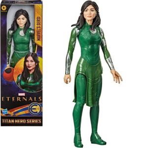 Marvel Eternals: Titan Hero Series Eternals Sersi Kids Toy Action Figure for Boys and Girls(4”)