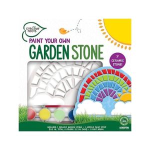 Horizon Creative Roots Rainbow Garden Stone Coloring Kit, Assorted Colors (213337)