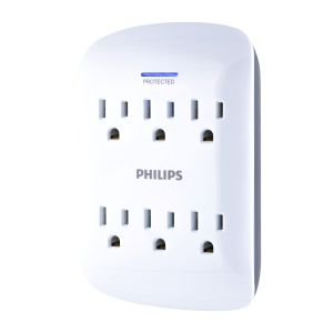 6-Outlet Surge Protector Tap