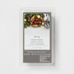 3pk Wax Melt Holiday Candle - Threshold™