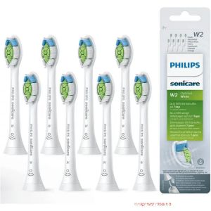 Philips Sonicare Optimal Whitening White BrushSync Replacement Heads, Pack of 8"