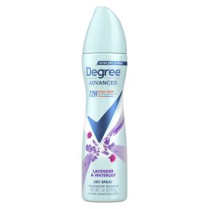 Degree Advanced Women's Antiperspirant Deodorant Dry Spray Lavender & Waterlily, 3.8 oz"