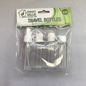 Smart Value 2.4 OZ Air Travel Bottles 4PCS