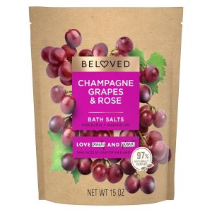 Beloved Champagne Grapes and Rose Bath Salts - 15oz