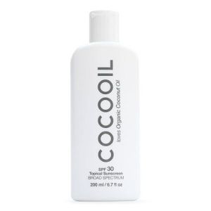 COCOOIL Topical Sunscreen SPF 30 | Natural Botanical Oils, Organic Coconut Oil, Skin Nourishing, Cruelty Free | 6.7 Fl Oz"