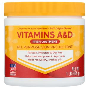 Rite Aid Vitamin a&D Rash Diaper Ointment - 1 Lb