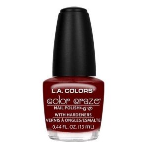 L.A. COLORS Color Craze Nail Polish, Hot Blooded, 0.44 fl oz"