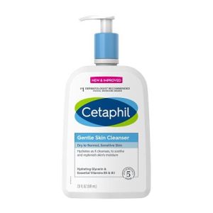 Cetaphil Face Wash, Hydrating Gentle Skin Cleanser for Dry to Normal Sensitive Skin, NEW 20oz, Fragrance Free, Soap Free and Non-Foaming"