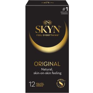 SKYN Original Lubricated Non Latex Condoms, 12 Count"