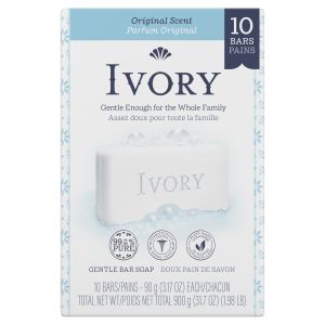 Ivory Bar Soap Original Scent 3.17 Oz., 10 Count"