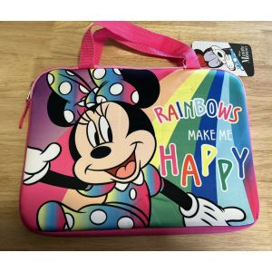 Minnie Mouse Girls Tech Case Laptop Tablet Bag 13"" Padded Tablet Case