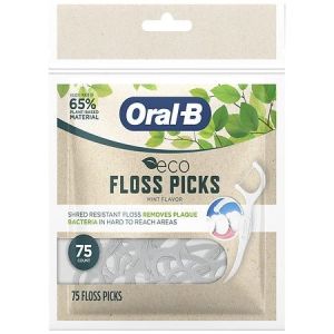 Oral-B Eco Dental Floss Picks Sustainable Mint 75 Picks