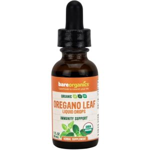 BareOrganics Organic Oregano Leaf Liquid Drops 1 fl oz Liq