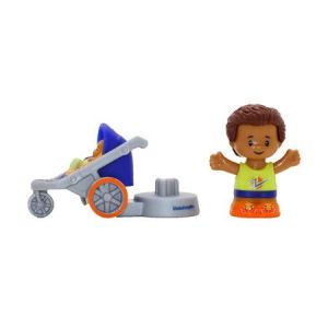 Fisher-Price Little People Boy and Stroller