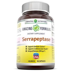 Amazing Formulas Serrapeptase 40000 IU 90 Capsules