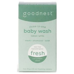 Fresh Cucumber Aloe 3 In 1 Baby Wash, Shampoo And Soak Tablet Refills"