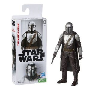 Star Wars The Mandalorian Toy 6-inch-Scale The Mandalorian Action Figure, Toys for Kids Ages 4 and Up"