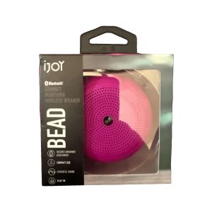 iJoy Bead Compact Bluetooth Wireless Speaker - Pink