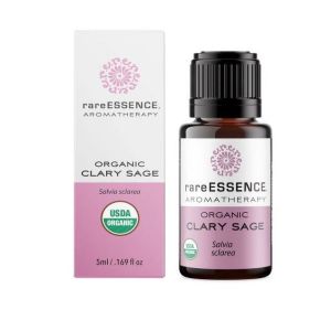 rareESSENCE Aromatherapy Organic Clary Sage 100% Pure Essential Oil (Salvia Sclarea) 5ml *EN