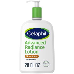 Cetaphil Advanced Radiance Lotion with Shea Butter for Sensitive Skin, Fragrance Free, 20 oz"