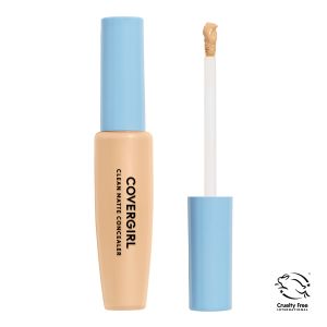 COVERGIRL Clean Matte Concealer, 310 Medium/Deep, 0.32 oz, Concealer Makeup, Concealer for Dark Circles, Full Coverage Concealer, Skin-Brightening Pigments, Lightweight"