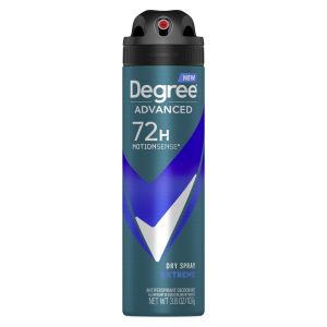 Degree Men Advanced Long Lasting Men's Antiperspirant Deodorant Dry Spray, Extreme, 3.8 oz"