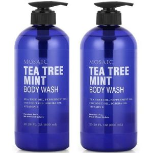 Mosaic Tea Tree Mint Body Wash 20.28 Fl Oz (600 Ml )