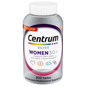 Centrum Silver Womens 50 Plus Vitamins, Multivitamin Supplement, 200 Count"