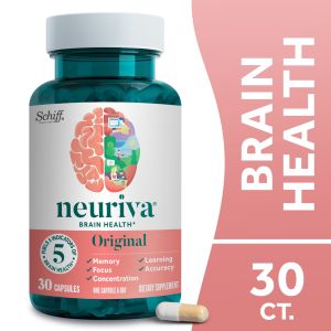 Neuriva Original Brain Health Supplement, Support for Memory & Focus, 30ct Capsules"