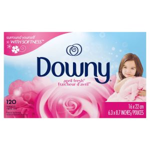 Downy Fabric Softner Dryer Sheets, April Fresh