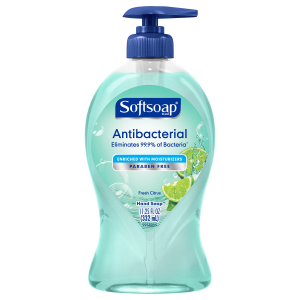 Softsoap Antibacterial Liquid Hand Soap, Fresh Citrus Scent Hand Soap, 11.25 oz Bottle"