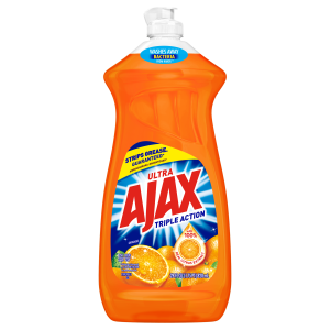 Ajax Dish Detergent, Liquid, Orange Scent, 28 Oz. Bottle