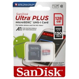 SanDisk Memory Card, MicroSDXC, UHS-1, 128 Gb SanDisk Memory Card, MicroSDXC, UHS-1, 128 Gb"