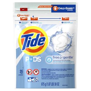 Tide PODS Laundry Detergent Free & Gentle 35 Count