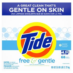 Tide Free and Gentle 68 Loads Powder Laundry Detergent 95 Oz