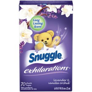 Snuggle Exhilarations Fabric Softener Sheets, Lavender & Vanilla Orchid, 70 Ct | CVS