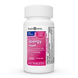 Allergy Relief Diphenhydramine HCI 25 mg Antihistamine - 400 Tablets