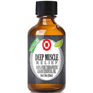 Deep Muscle Relief Essential Oil Blend - 100% Pure Therapeutic Grade Deep Muscle Relief Blend Oil - 60ml