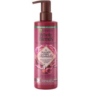 Garnier Whole Blends Color Protecting Shampoo with Red Rose Extract Vinegar Blend, 12 oz"