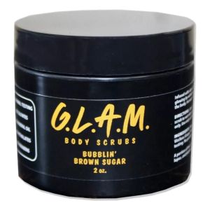 G.L.A.M. Body Scrubs Bubbling Brown Sugar Scented Body Scrub - 2oz