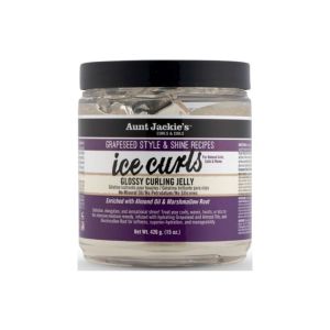 Aunt Jackie's Grapeseed Ice Curls Curling Gel 15 oz., Hydrating, Unisex"