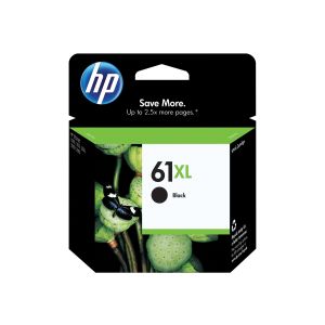 HP 61XL - 8 ml - High Yield - black - original - ink cartridge - for Deskjet 15XX, 2050A J510, 25XX, Ink Advantage 1515; ENVY 45XX, 55XX; Officejet 2620, 46XX"