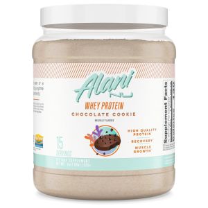 Alani Nu Whey Protein Powder, Gluten-Free, Low Fat Blend of Fast-digesting Protein, 15 Servings, Chocolate Cookie"