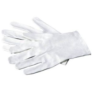 Carex Soft Hands Cotton Gloves, Ideal for Multipurpose Dermatological Use, Stain Prevention, Large"