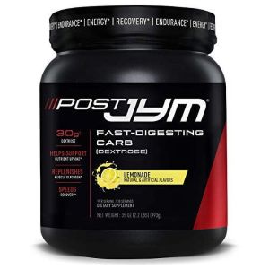 JYM Supplement Science Post JYM Fast-Digesting Carb - Post-Workout Recovery Pure Dextrose | | 30 Servings, Lemonade, 2.2 lb, 35 Oz"