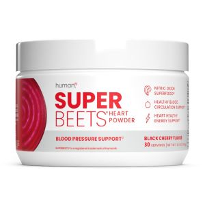 HumanN SuperBeets Black Cherry Beet Root Powder Nitric Oxide Boost - 30 Servings