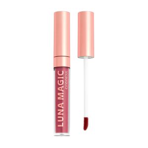 Luna Magic High-Shine Liquid Nude Lip Gloss, Goddess, Dark Nude"